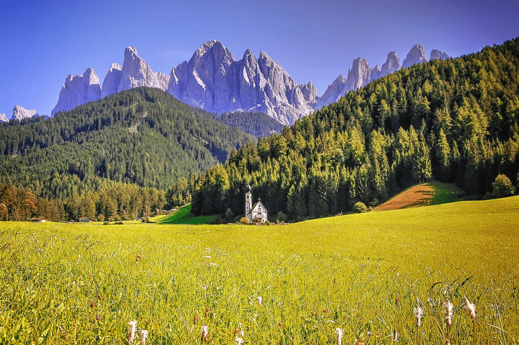 Dolomites countryside