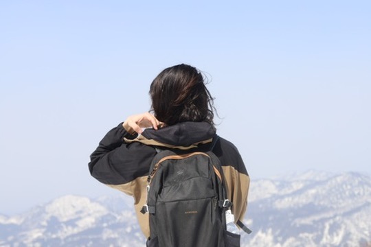 Top of Tateyama Raicho Ski Slope, Toyama Japan