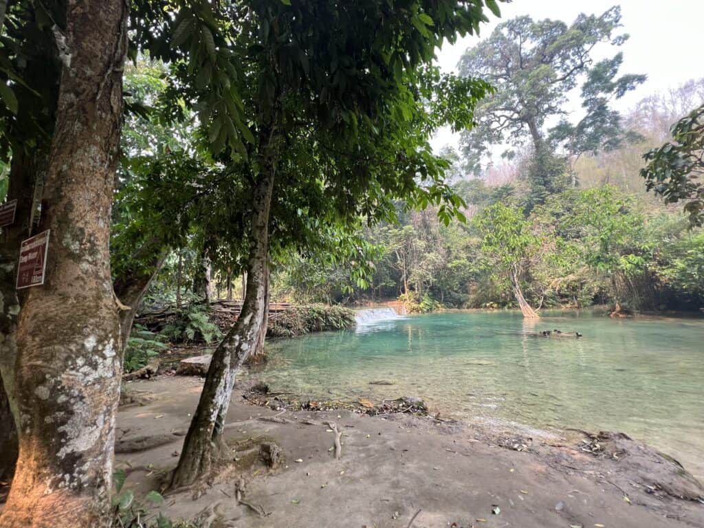 Kuang Si Falls Dry Season